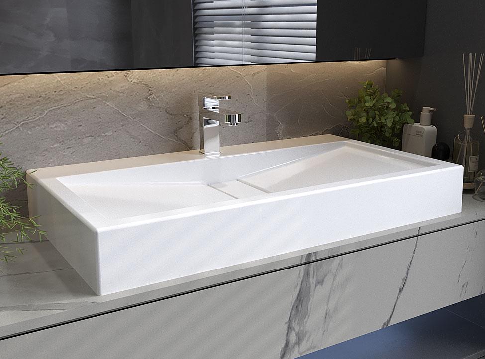 Умивальник накладний Status Mirage 80 White (679) - фото 4 Умивальник накладний Status Mirage 80 White (679) - фото 4