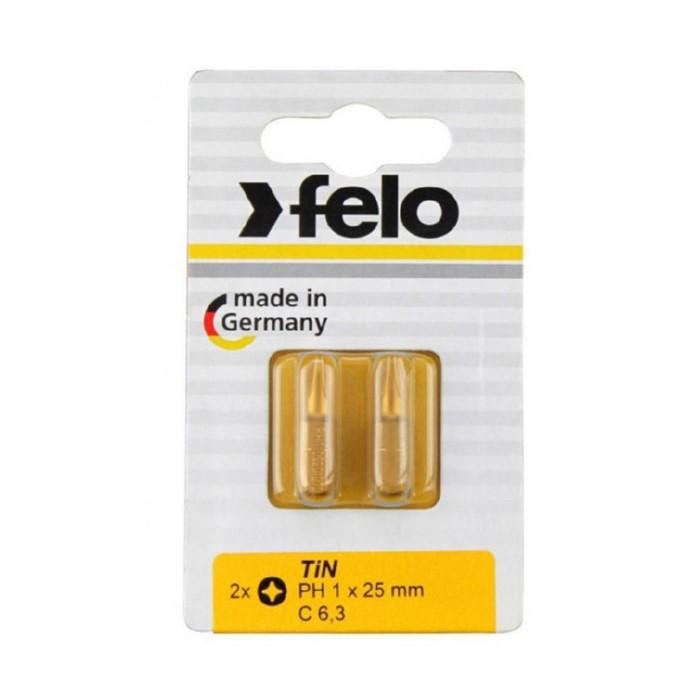 Біта Felo PH1х25 мм TIN 1/4" С 6,3 Вox 2 шт. 02201067 (14255)