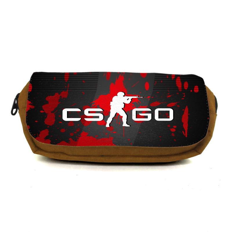 Пенал школьный Контр Забастовка CSGO-0014 коричневый (1442739990)