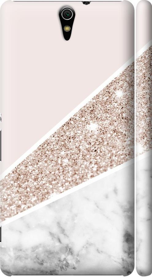 Чехол на Sony Xperia C5 Ultra Dual E5533 Пастельный мрамор (4342m-506-42517)