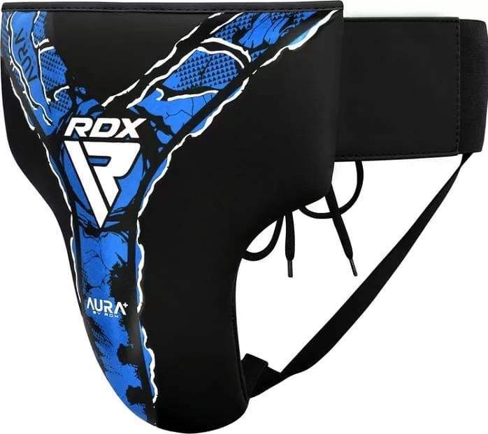 Захист паху RDX GROIN GUARD NEW AURA F17 L Чорний/Синій (GDR-F17BU L)