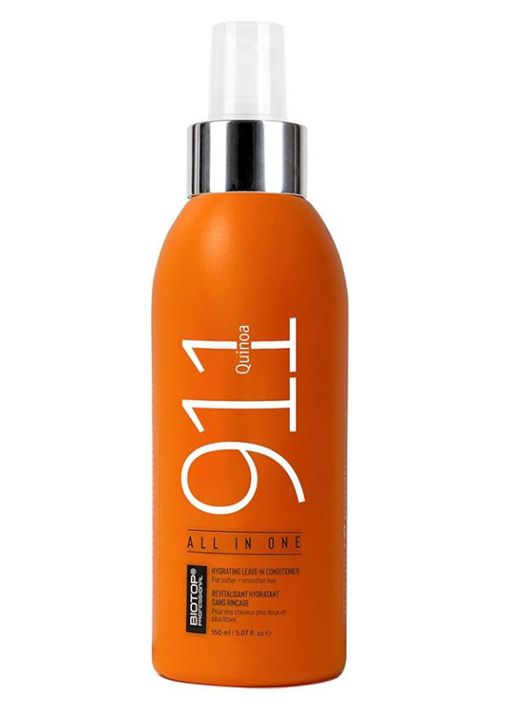 Спрей для волос BIOTOP 911 Quinoa All In One с протеинами киноа для питания защиты и блеска 150 мл (29159)