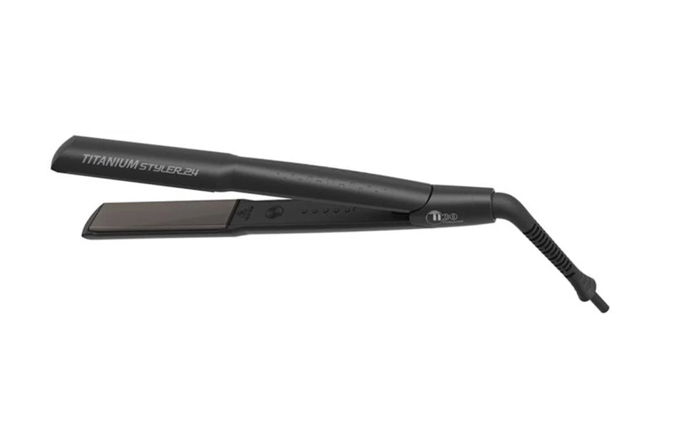 Выпрямитель для волос TICO Professional TITANIUM Styler с титановыми плавающими пластинами/5 режимов нагрева 46 Вт 24 мм (62764)
