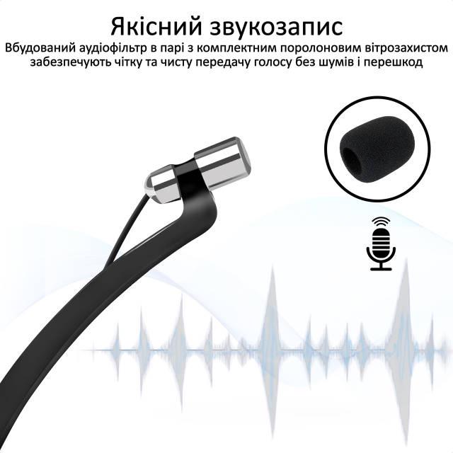 Мікрофон Promate Tweeter-5 Mini-jack 3,5 мм Black - фото 3