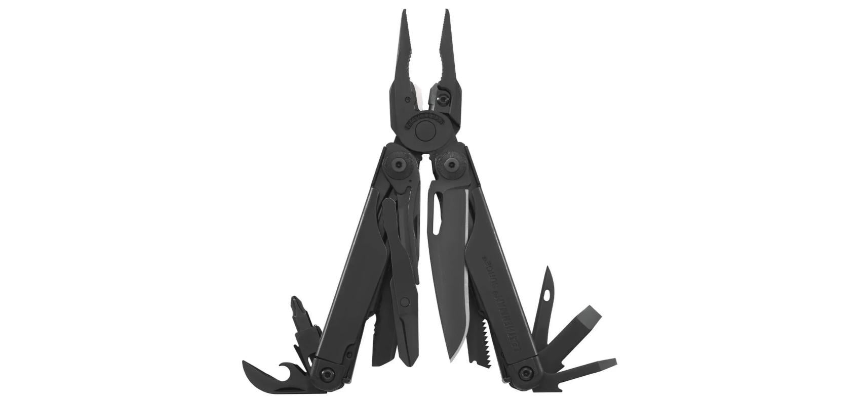 Мультитул Leatherman Surge 21 инструмент без чехла и бит Black (26206419)