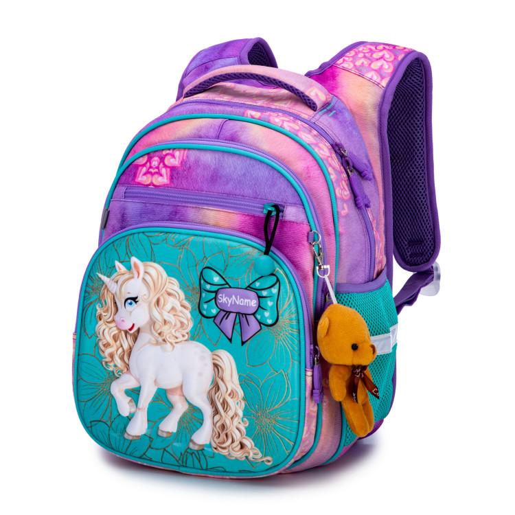 Школьный рюкзак для девочки Winner One SkyName 1-4 класс 6-10 лет Разноцветный (R3-245)