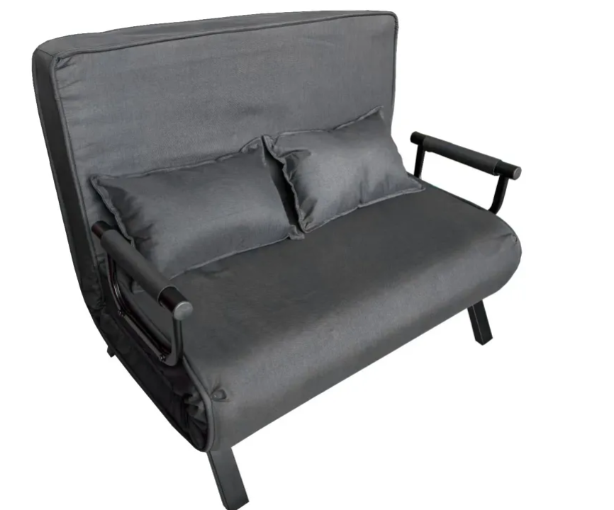 Кресло-кровать раскладная двухместная Bass Polska 3в1 189х101х27 см Черный (BH 30042)