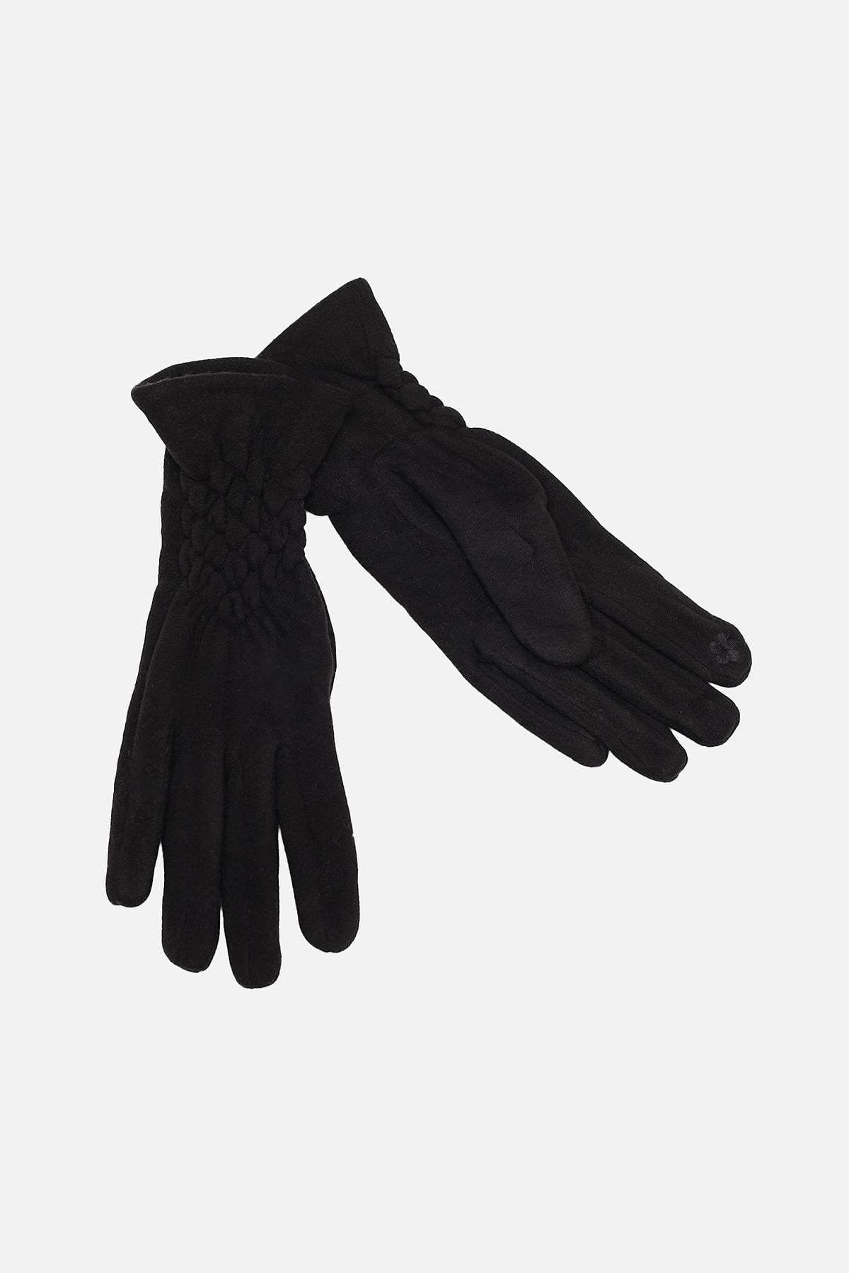 Перчатки женские р. 7,5 Черный (ЦБ-00285129)