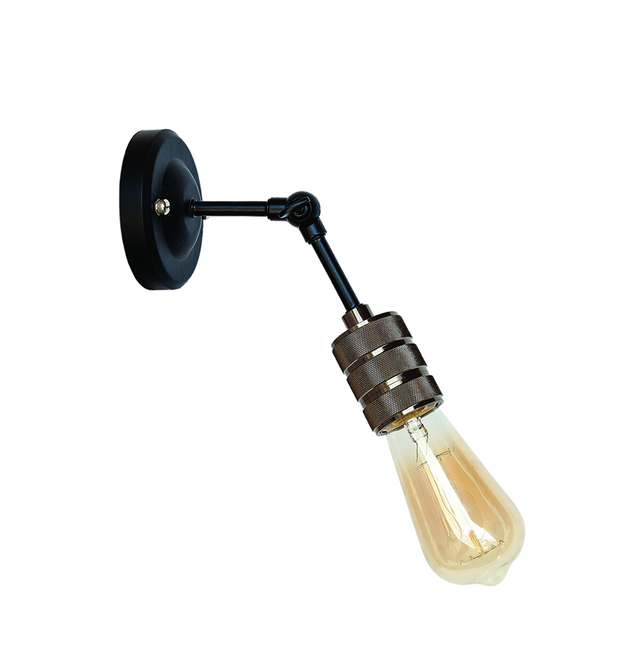 Бра Levistella Lofty функциональное с патроном AMP21 Черный хром (1963530431)