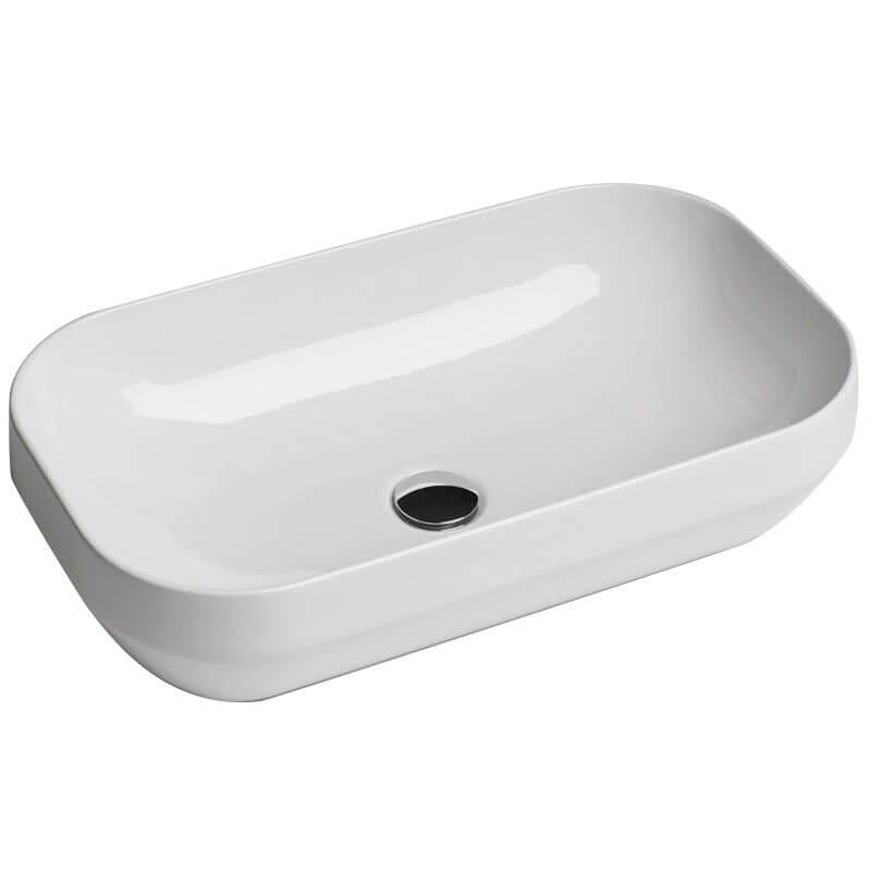 Умивальник накладний AXA Decus 8530001 600x350x150 мм Білий (112905)