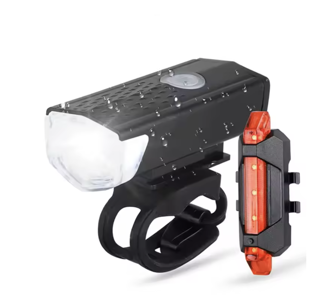 Фары светодиодные велосипедные передняя и задняя USB водонепроницаемые