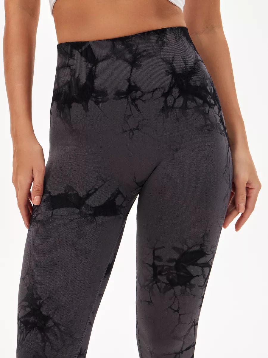 Лосини з ефектом Push Up Push Up мармурові з високою посадкою для тренувань в спортзалі та йоги S Сірий (70025S) - фото 9 Лосини з ефектом Push Up Push Up мармурові з високою посадкою для тренувань в спортзалі та йоги S Сірий (70025S) - фото 9