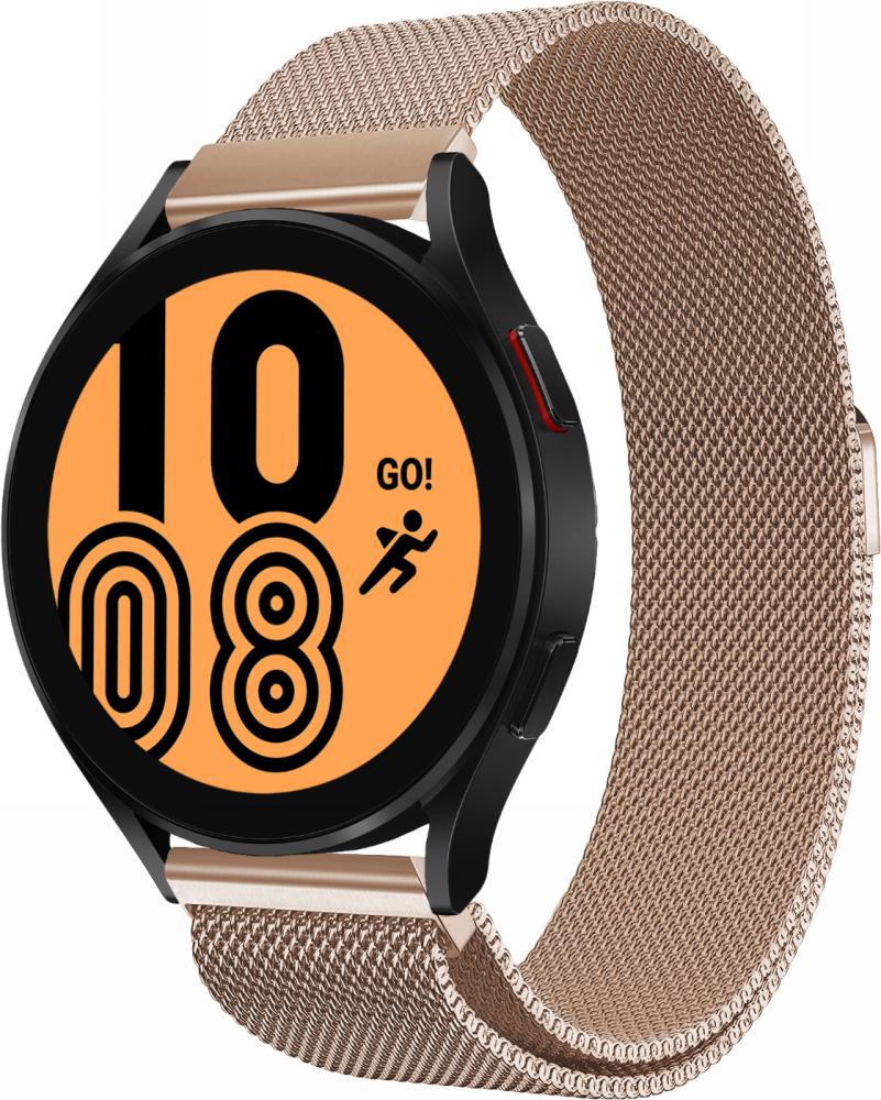 Ремешок Миланская Петля Milano для Galaxy Watch 4 44 мм Rose Gold (23084-27)
