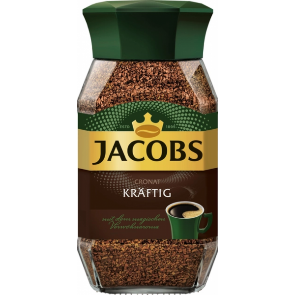 Кофе растворимый Jacobs Cronat Kraftig 190 г - фото 1