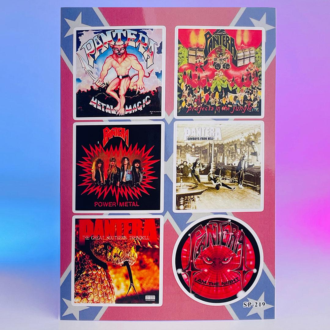 Стикер-пакет Pantera Album Covers (SP 219)
