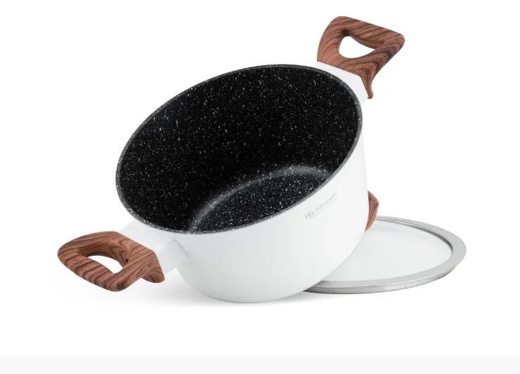 Набір казанів Edenber з мармуровим покриттям 8 пр. (EB-7424) - фото 3 Набір казанів Edenber з мармуровим покриттям 8 пр. (EB-7424) - фото 3