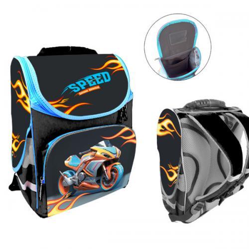 Ранец-короб ортопедический Space Мото 34х26х15 см (989097) - фото 2 Ранец-короб ортопедический Space Мото 34х26х15 см (989097) - фото 2