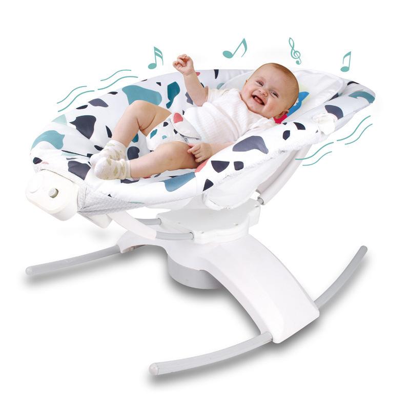 Дитячий шезглонг-гойдалка Multifunction Baby's Cradle Bed Різнокольоровий - фото 3 Дитячий шезглонг-гойдалка Multifunction Baby's Cradle Bed Різнокольоровий - фото 3