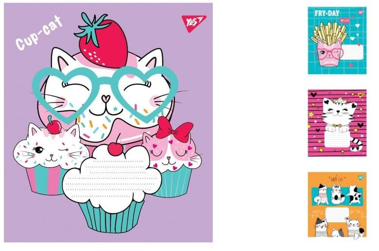 Зошити учнівські у лінійку 1 вересня Funny animals 12 арк. 25 шт. в уп. (MTT-148249)