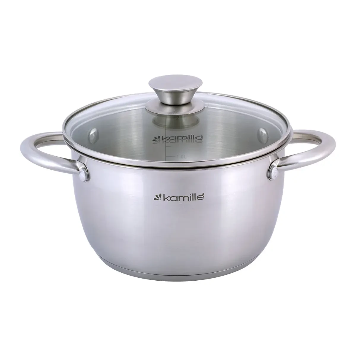 Кастрюля Kamille из нержавеющей стали 2 л (KM-4901)