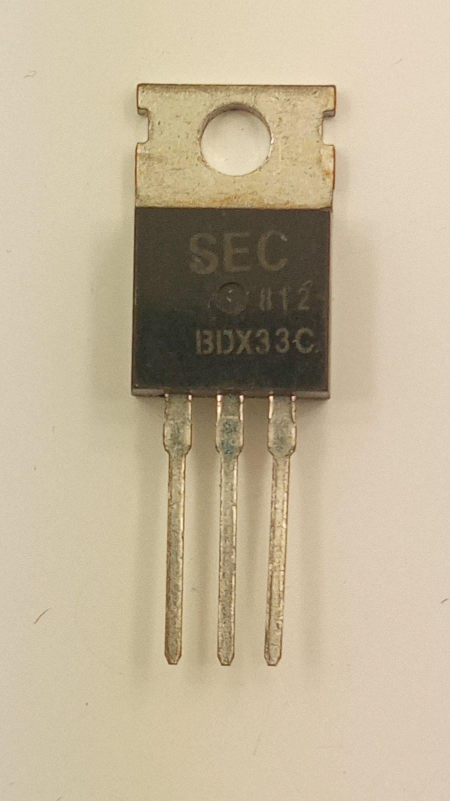 Транзистор BDX33C npn Darlington 100V 10A 70W TO-220 (11604)