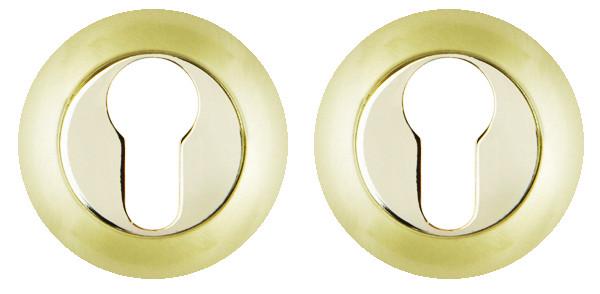 Накладка под цилиндр Fuaro ET RM SG/GP-4 Матовое золото/Золото