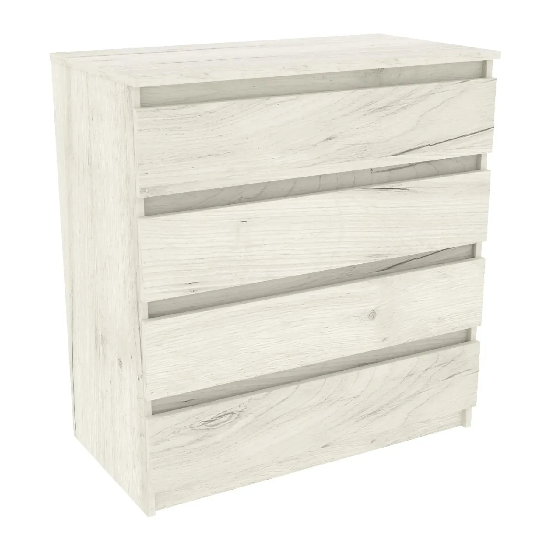 Комод с ящиками Kontinent №4 80х45х85 см Дуб Крафт Белый (84985467) - фото 1 Комод с ящиками Kontinent №4 80х45х85 см Дуб Крафт Белый (84985467) - фото 1