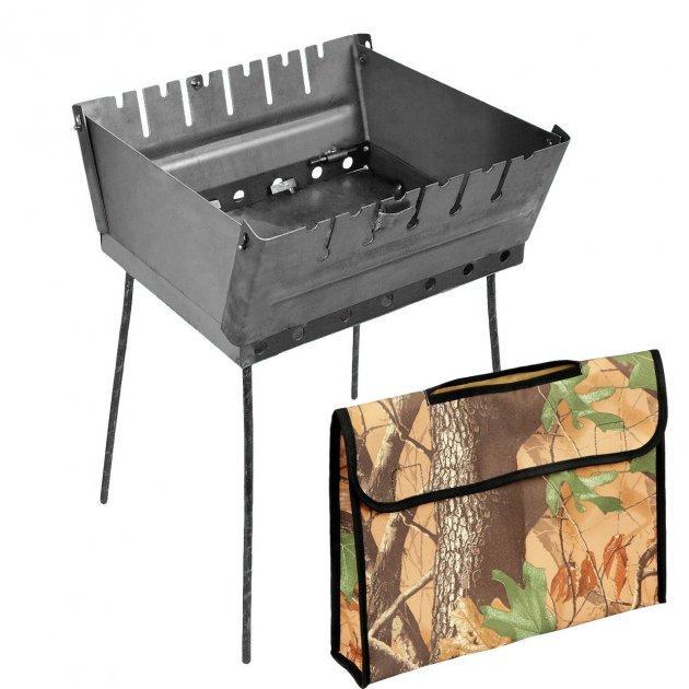 Складаний мангал на 6 шампурів з чохлом