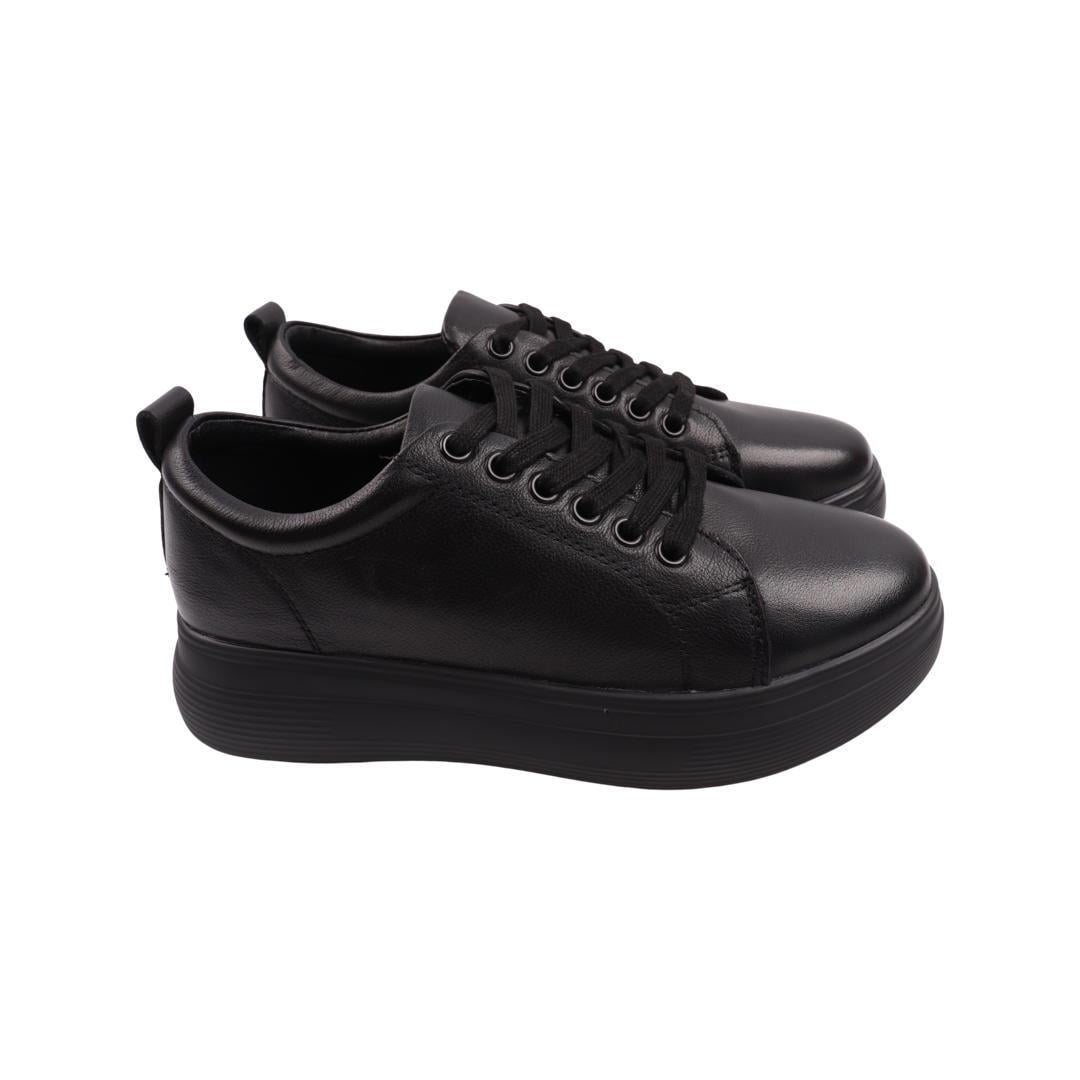 Кеды женские Farinni из кожи Черный (302-22DTC 37)