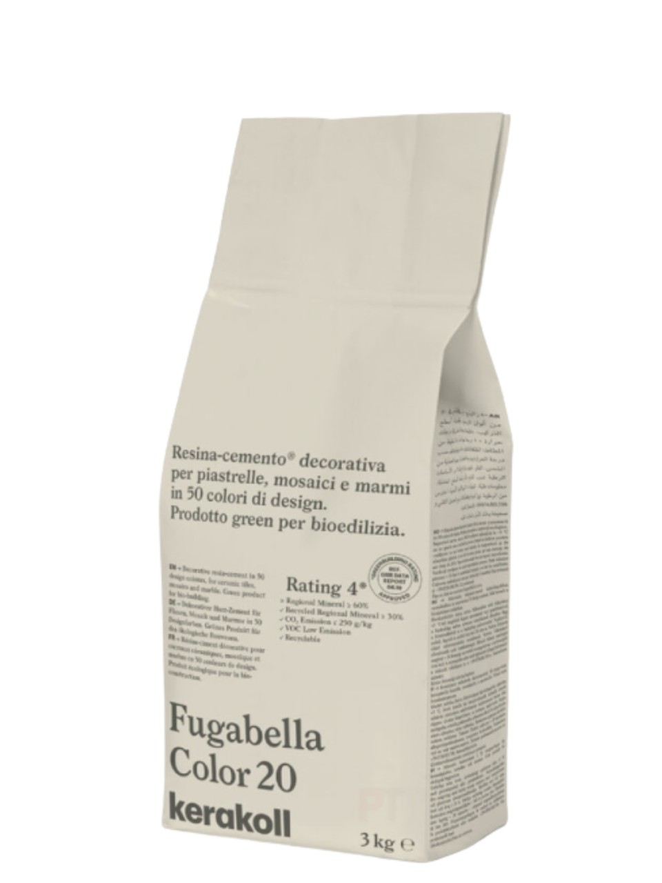 Фуга для швов Kerakoll Fugabella Color-20 3 кг Бежевый (KFG20) - фото 1 Фуга для швов Kerakoll Fugabella Color-20 3 кг Бежевый (KFG20) - фото 1