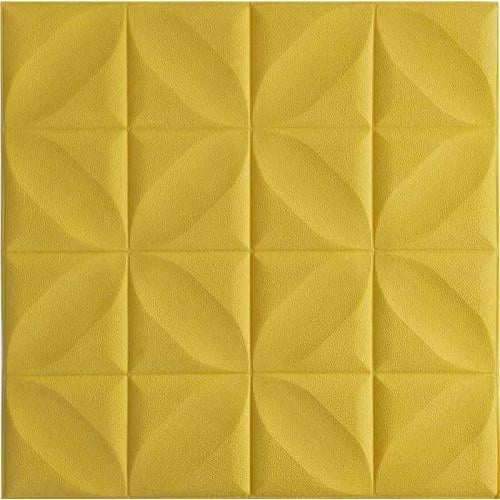 Панель самоклеющаяся 3D под желтую ромашку 700x700x8 мм