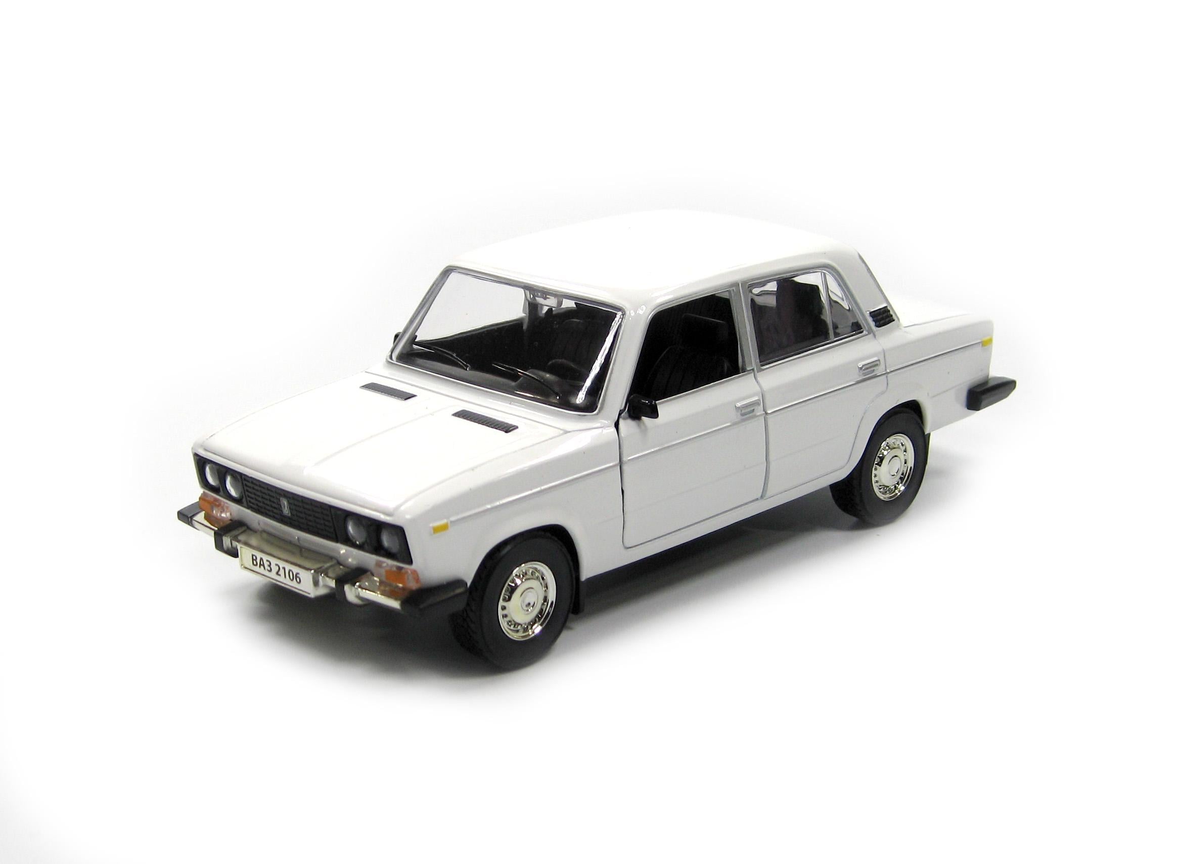 Модель металлическая Автопром ВАЗ 2106 1: 22 2106 White