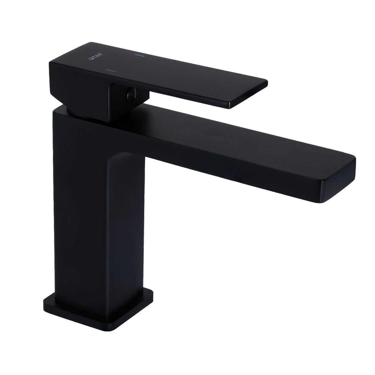 Смеситель для раковины Qtap Gemini QTGEM270BLM45674 Black Matt (2552208895)