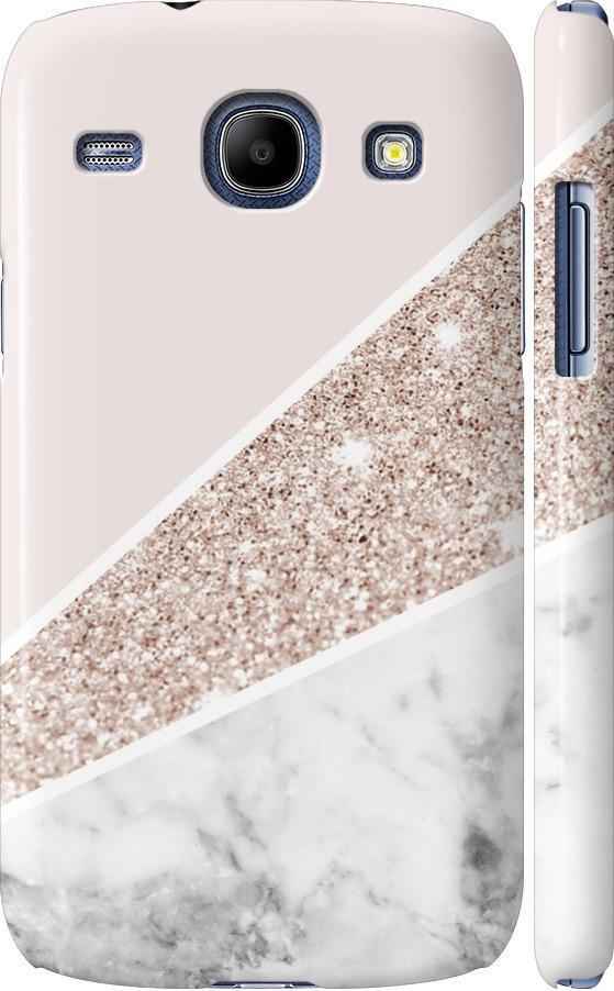 Чехол на Samsung Galaxy Core i8262 Пастельный мрамор (4342m-88-42517)