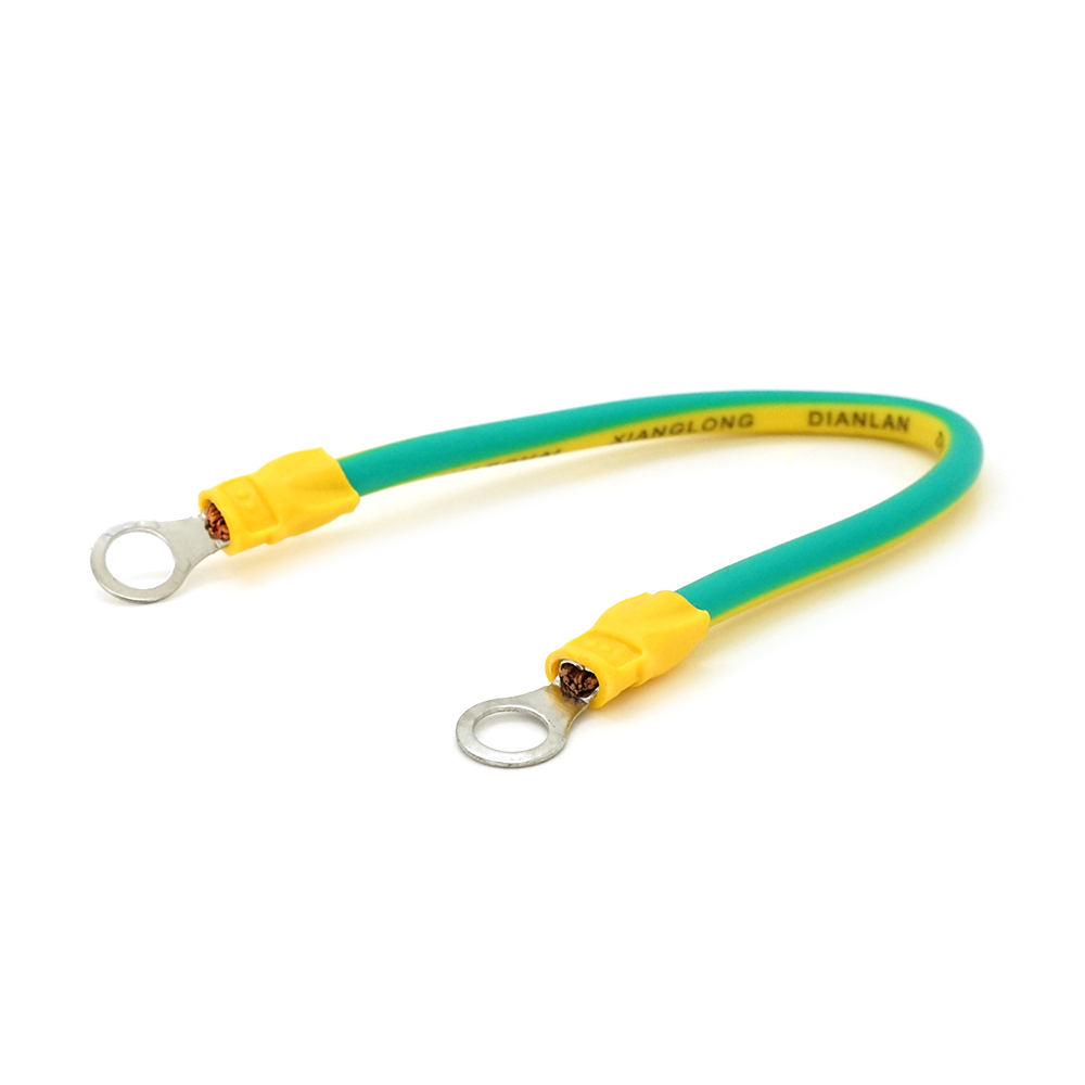 Перемычка-соединитель VOLTRONIC 100 мм 2,5 кв. мм под болт М6 Красный (11731)