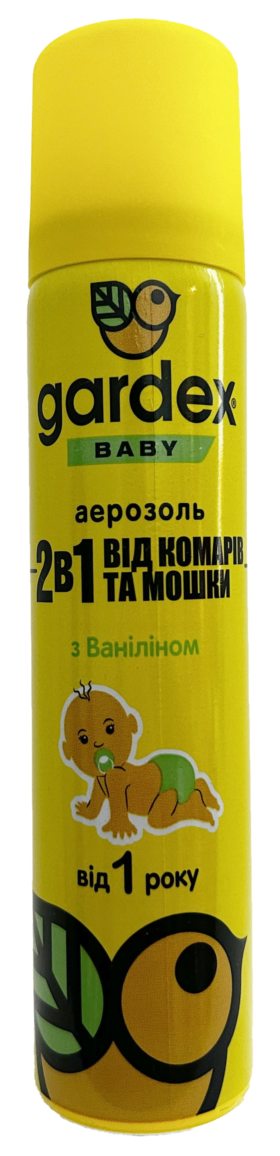 Аэрозоль Gardex Baby от комаров и мошки 80 мл (43001012)