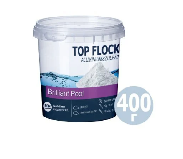 Коагулянт для води в басейні ECM 80412 для очищення каламутності у гранулах 400 г (132-9-80412)