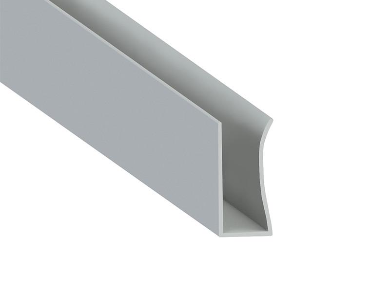 Профиль алюминиевый анодированный LEDUA АЛ-13 для LED ленты для стекла 1 м (3966)