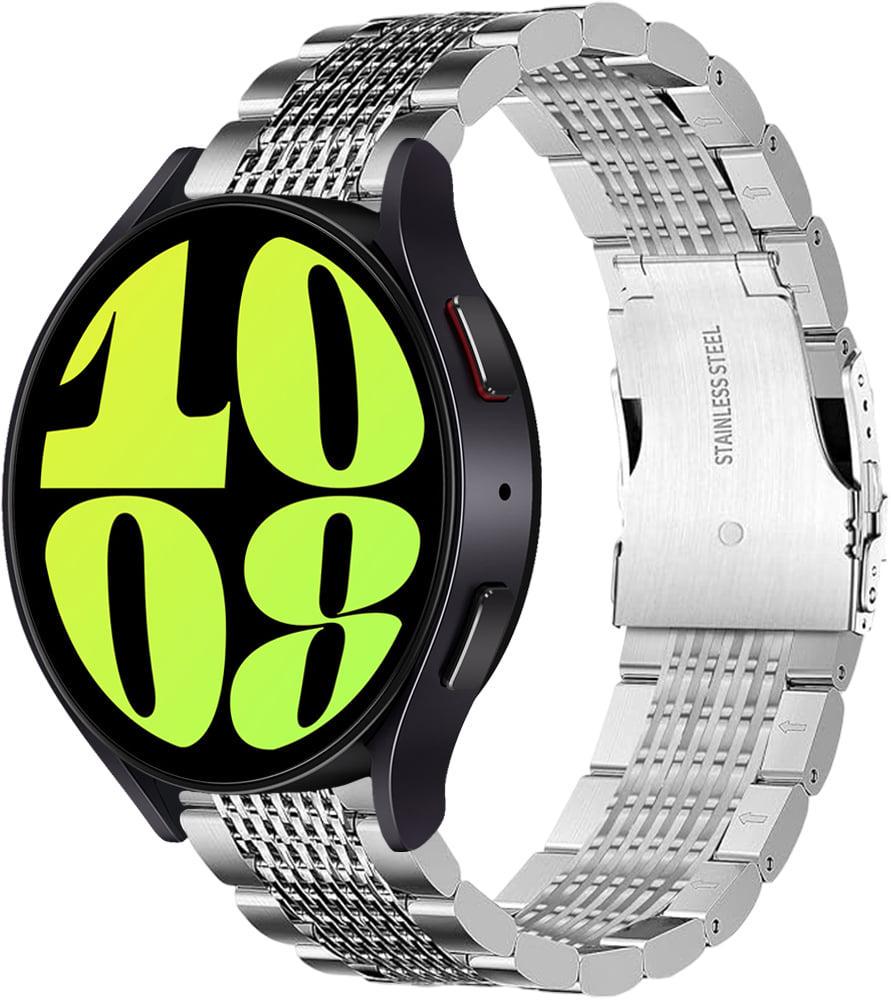 Ремінець металевий Gripix для Samsung Galaxy Watch 6 44 мм Silver (41772-59) Ремінець металевий Gripix для Samsung Galaxy Watch 6 44 мм Silver (41772-59)