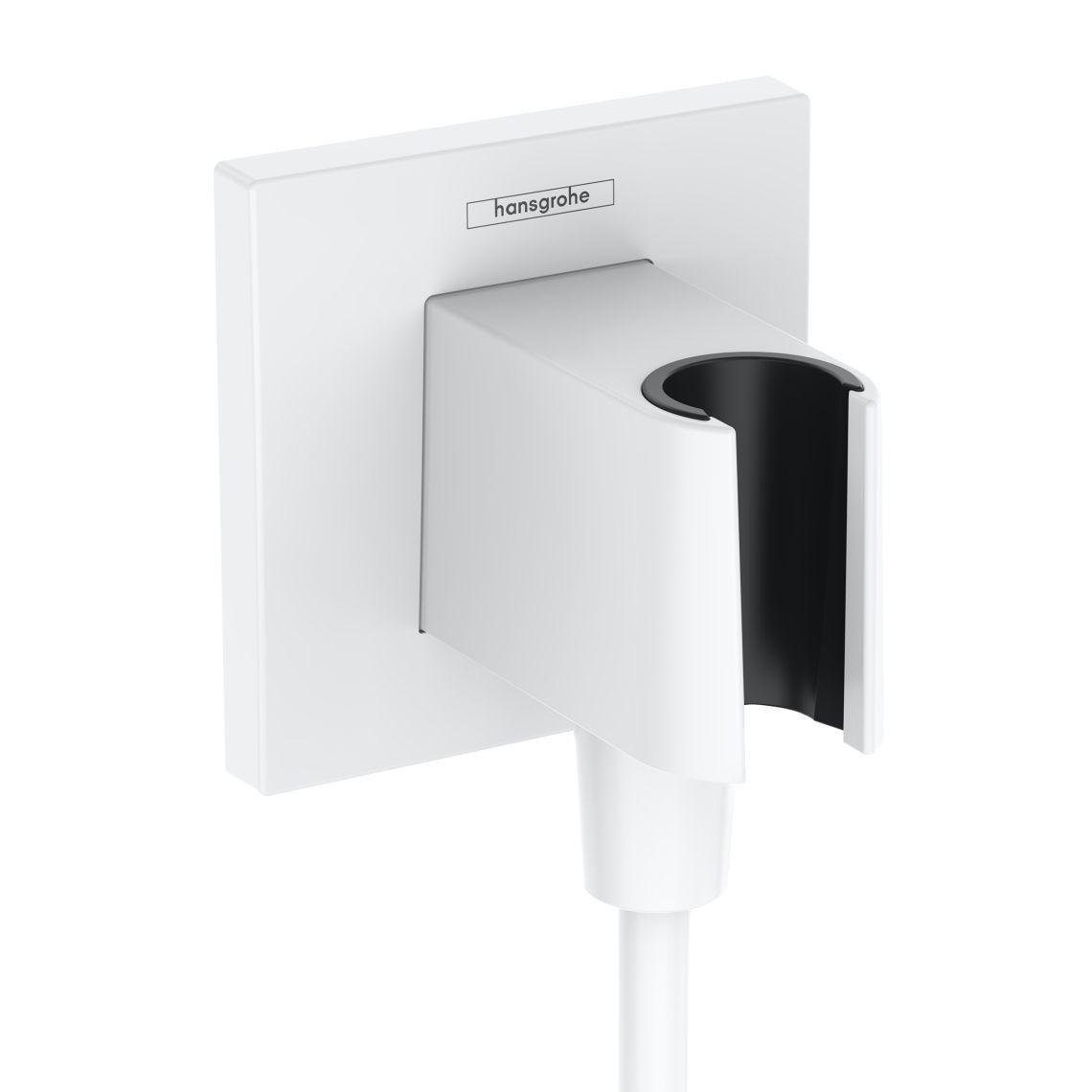 Шланговое подключение Hansgrohe FixFit Porter E с держателем Matt White (26889700)