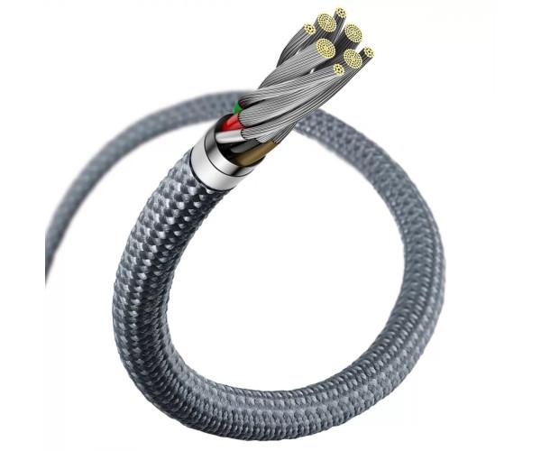 Кабель Data BASEUS Dynamic Series Fast Charging Type-C-Lightning 20W 1 м Slate Gray (06CALD000016) - фото 5 Кабель Data BASEUS Dynamic Series Fast Charging Type-C-Lightning 20W 1 м Slate Gray (06CALD000016) - фото 5