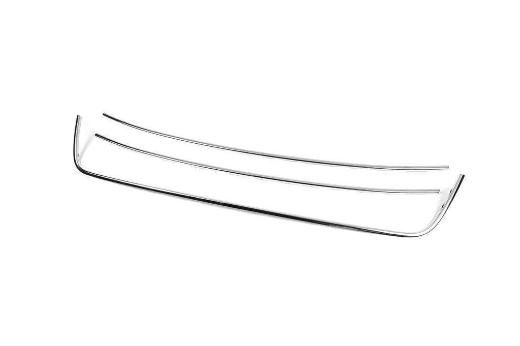 Накладки на передній бампер Trend Omsa Line для Volkswagen Caddy 2010-2015 рр. Хром