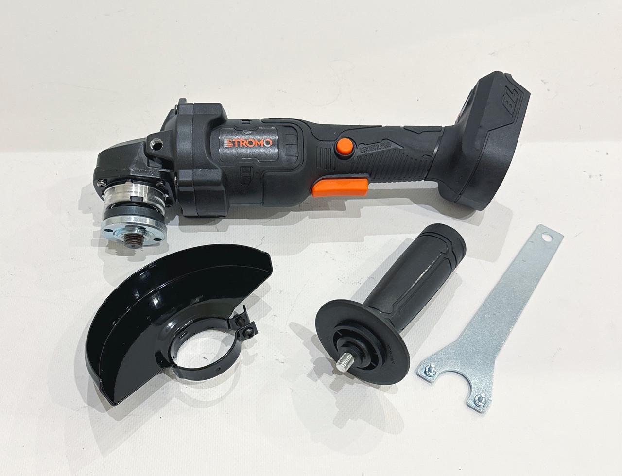 Болгарка аккумуляторная бесщеточная 20V4Ah Stromo AGA216 без аккумулятора и зарядного устройства 125 мм (2104993324) - фото 3 Болгарка аккумуляторная бесщеточная 20V4Ah Stromo AGA216 без аккумулятора и зарядного устройства 125 мм (2104993324) - фото 3