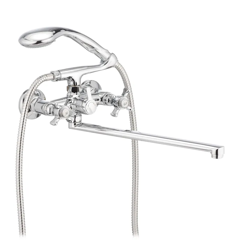 Змішувач для ванни Cron Zeus 140 Хром (CR0076)