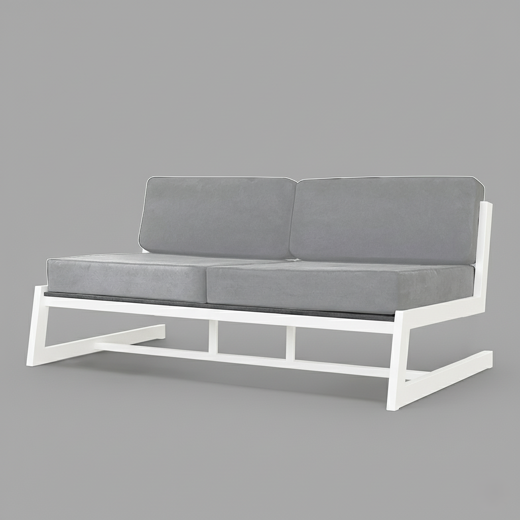 Диван металлический AVVS tech Атлас уличный лофт оксфорд 126 см Светло-серый/Белый (30222914) - фото 1 Диван металлический AVVS tech Атлас уличный лофт оксфорд 126 см Светло-серый/Белый (30222914) - фото 1