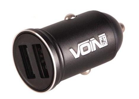 Автомобільний зарядний пристрій Voin C-31203BK 2 USB 12/24V 5V 3,1A