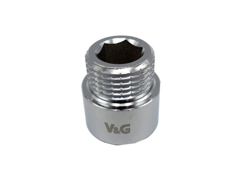Удлинитель хромированный Valogin 1" x 10 ВН (VG-210125)