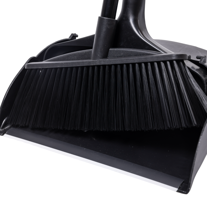 Набір для прибирання щітка зі складним совком Чорний (HP-45-2) - фото 5 Набір для прибирання щітка зі складним совком Чорний (HP-45-2) - фото 5