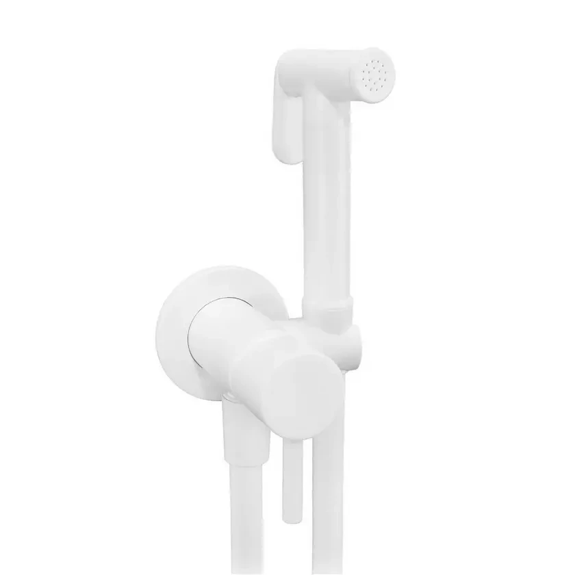 Душ гігієнічний прихованого монтажу Fiore на стіну White (30BB8590) - фото 1