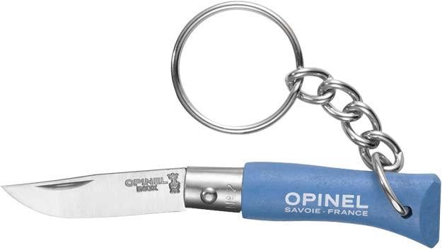 Ніж-брелок Opinel №2 (нерж-сталь) Блакитний (1013-204.65.18)